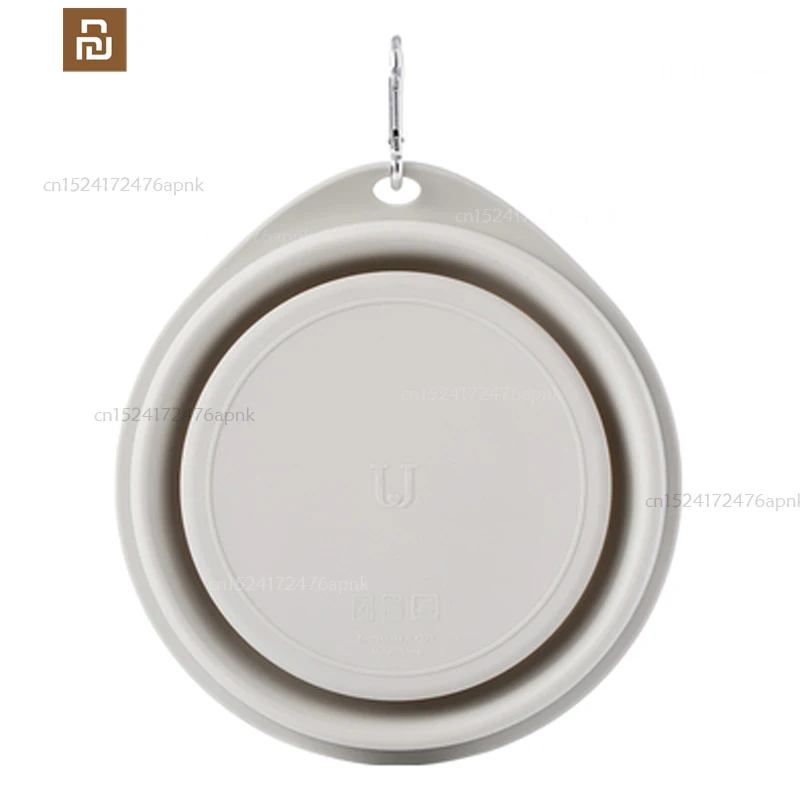 

xiaomi youpin feeder cats and dogs pet small foldable feeder outdoor portable drinking bowl feeding bowl