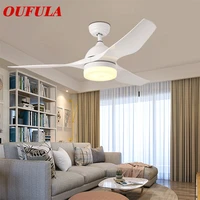 oulala modern ceiling fan lights lamps with remote control fan lighting suitable for dining room bedroom