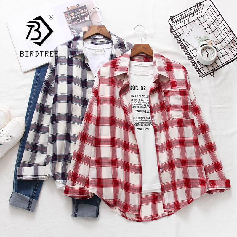 Женская рубашка с отложным воротником черная или красная Повседневная Блузка в