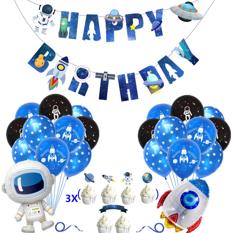 

Astronaut Pearl Latex Balloons Happy Birthday Party Wedding Christmas Decorations Balloon Kids Air Balls Globos