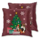 Диванные подушки Чехол чип Дейл вокруг студийный фон с изображением рождественской ели для дивана, декоративные подушки, накидка для подушки