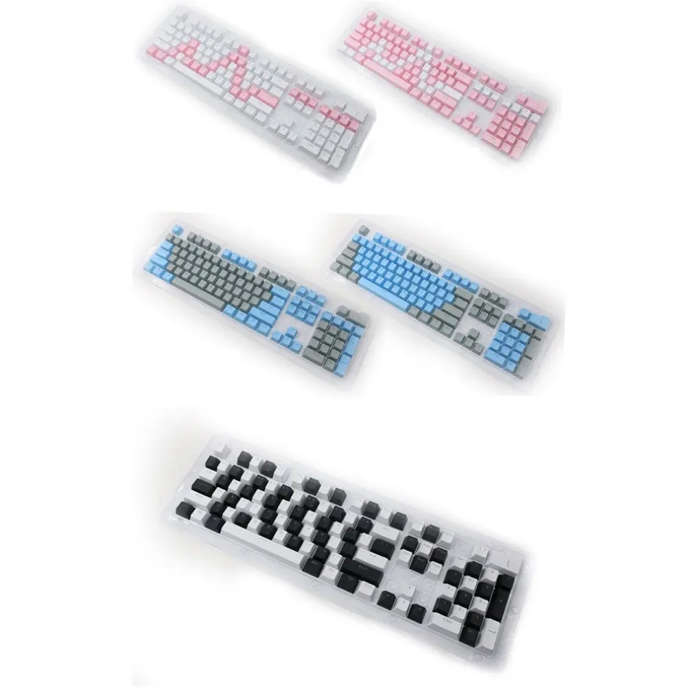 

ABS material translucent keycaps Square Shape universal keycaps For Mechanical Keyboards Anti-riot and anti-dirty