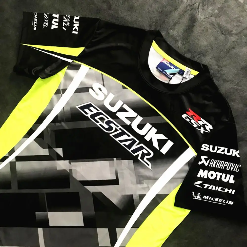 Moto rcycle Racing moto rbike cross camiseta для suzuki футболка верховой езды Мужская дышащая с