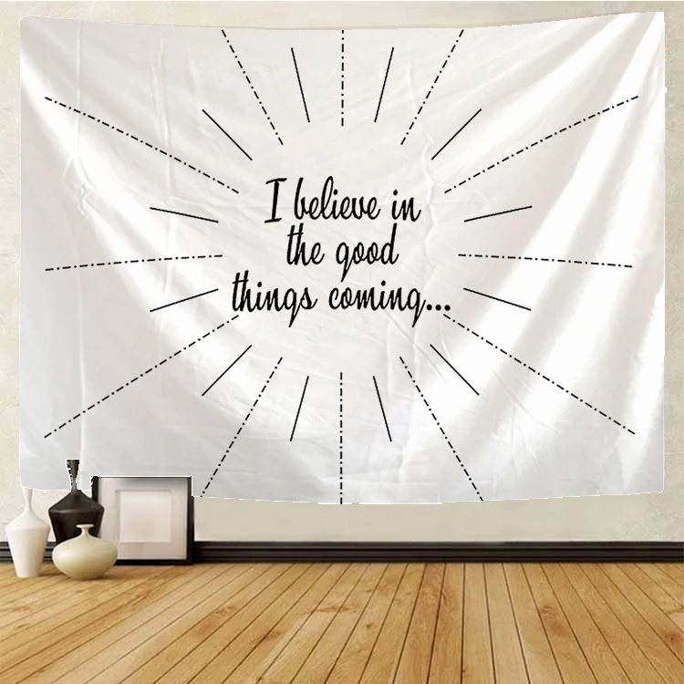 Черно белая луна Фон Ткань Гобелен Мандала гобелен стены украшения хиппи