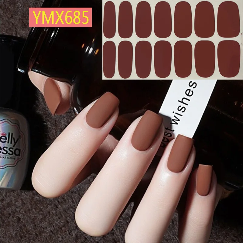 

Наклейки для ногтей с полным покрытием, Самоклеящиеся украшения для ногтей «сделай сам», декоративные наклейки для ногтей