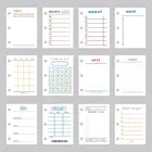 60 листов, 60x80 мм, мини 3 отверстия, свободные лист, папка для ноутбука, Внутренняя Страницы для ПВХ, прозрачная, дневник, планер, наполнитель, страницы
