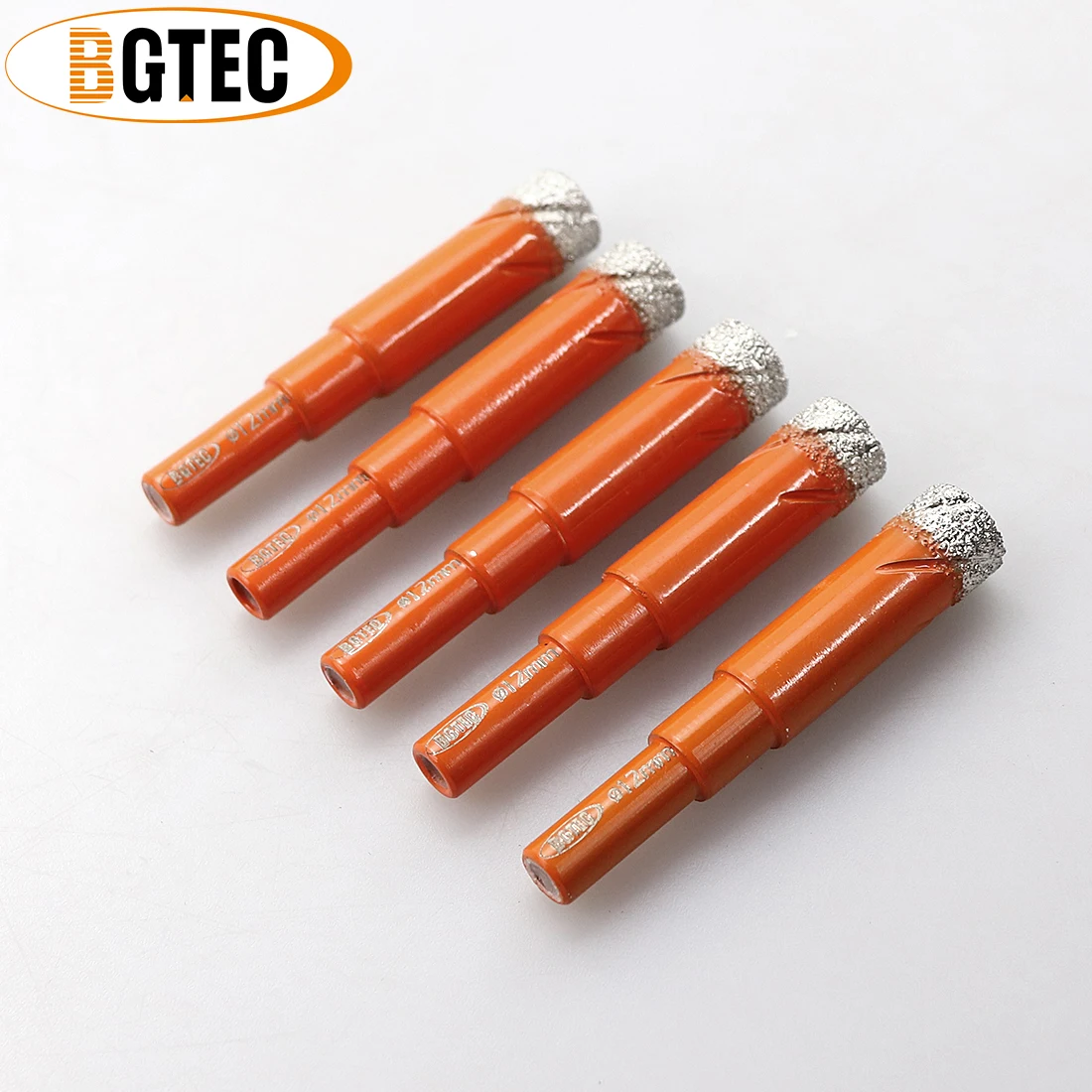 BGTEC 5 шт. Круглый хвостовик 6 мм сверла для сухого сверления алмазное Отверстие
