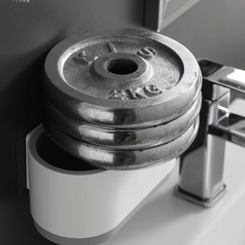 magic no trace stickers wall mounted storage racks creative suction cup hair dryer holder comb rack stand bathroom supplies free global shipping