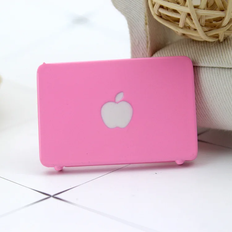 

New Fashion High Quality Doll Accessories Kids Toys 1 Alloy Apple Computer Toy For Barbie