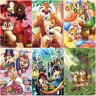 Алмазная живопись Disney Chip 'n' Dale, Алмазная мозаика, мультяшная белка, наборы для вышивки крестиком, украшение детской комнаты