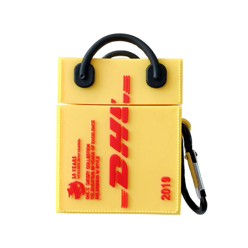 RY19 For Airpod 2 Смешной милый мягкий чехол для DHL сумка для Apple Airpods 2/1 крышка мультфильм силиконовые Bluetooth наушники Защитные чехлы для airpod наушники Капа - Цвет: RY19 For Airpod 2