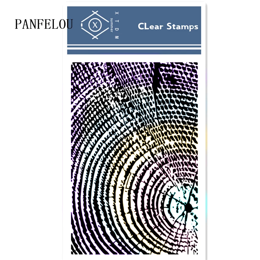 Годовые кольца PANFELOU 11*16 см прозрачный силиконовый штамп/печать сделай сам