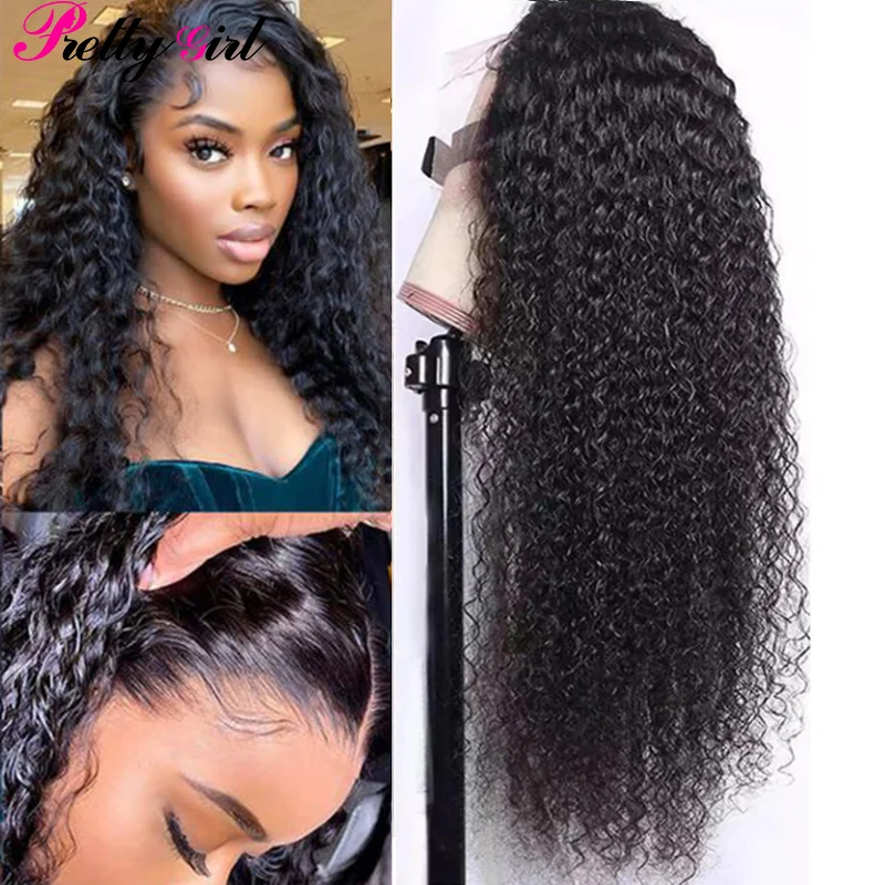 Brazilian Curly Lace Front Wig For Black Women 13x4 Hd Frontal Wig Curly Human Hair Wig 4x4 Lace Closure Wig Human Hair Wig Cap