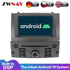 Android 10 DSP IPS HD экран для Peugeot 407 2004 2005 2006 2007 2008 2009 2010 Автомобильный GPS навигатор Радио экран android дисплей черный
