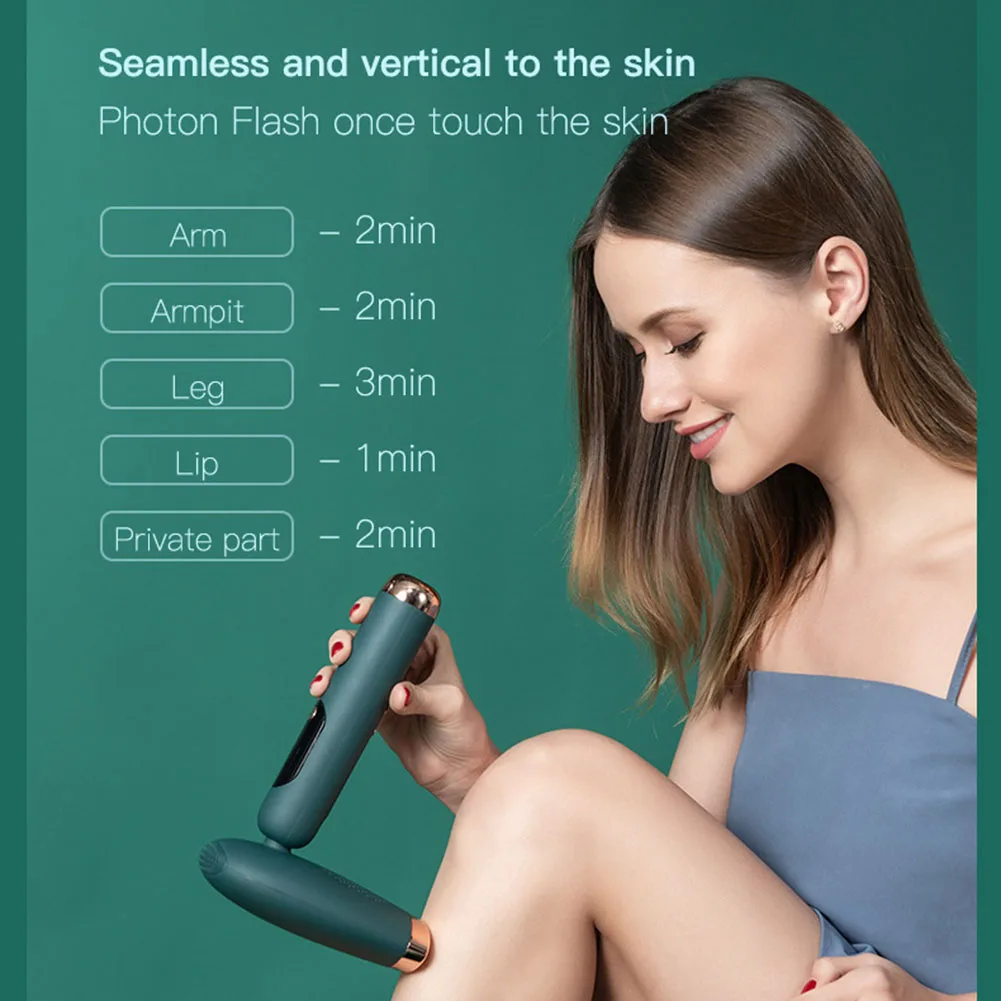 

Laser Permanent IPL Laser Epilator Painless Laser Hair Remover Machine Depilator Foldable Electric Bikini Body Photoepilator