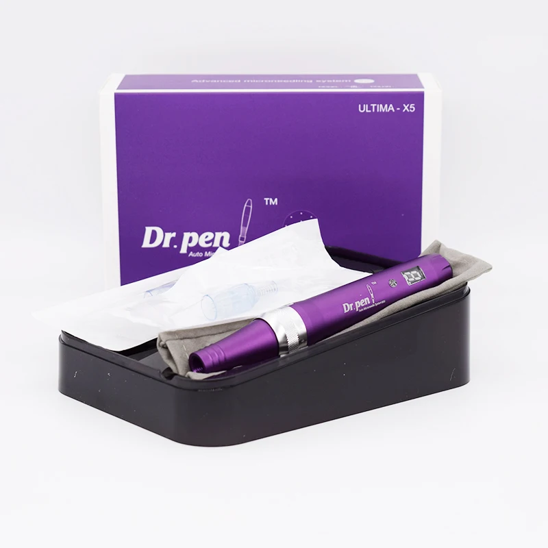 Проводной Dr. Pen X5-C дисплей скорости экран иглы картридж винт татуировки советы Авто Дерма ден для электрической микро Дерма терапии