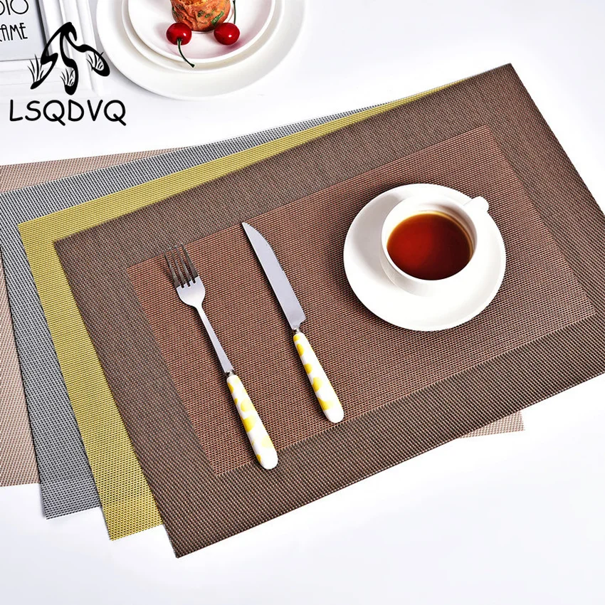 Фото European Luxury PVC Waterproof Non-slip Placemat Washable and Quick-drying Heat Insulation Table Cloth Dining Mats Дом и сад European Luxury PVC Waterproof Non-slip Placemat Washable and Quick-drying Heat Insulation Table Cloth Dining Mats Дом и сад