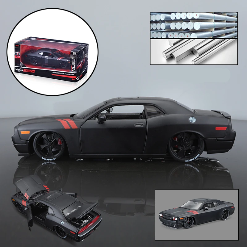 Модель автомобиля Maisto 1:24 2008 Dodge Challenger из сплава декоративная коллекция