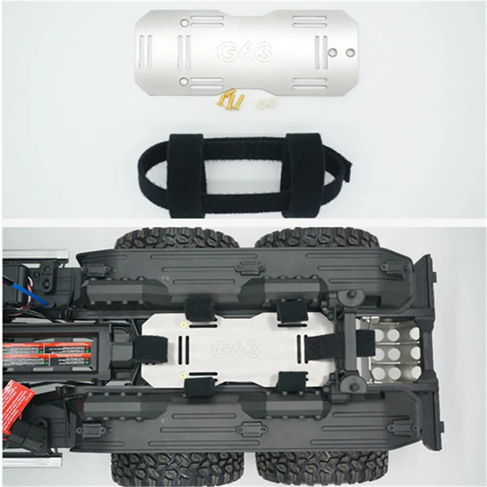 Запасной батарейный отсек из нержавеющей стали для TRAXXAS TRX-6 G63 6X6 запчасти