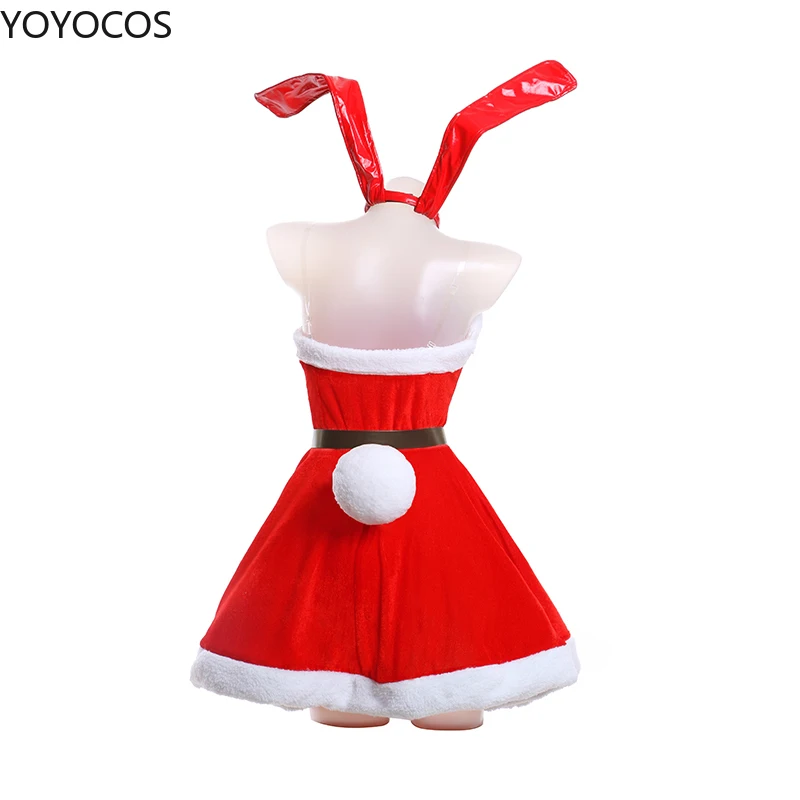 YOYOCOS Амин сакуражима Май костюмы для косплея Рождественский кролик косплей