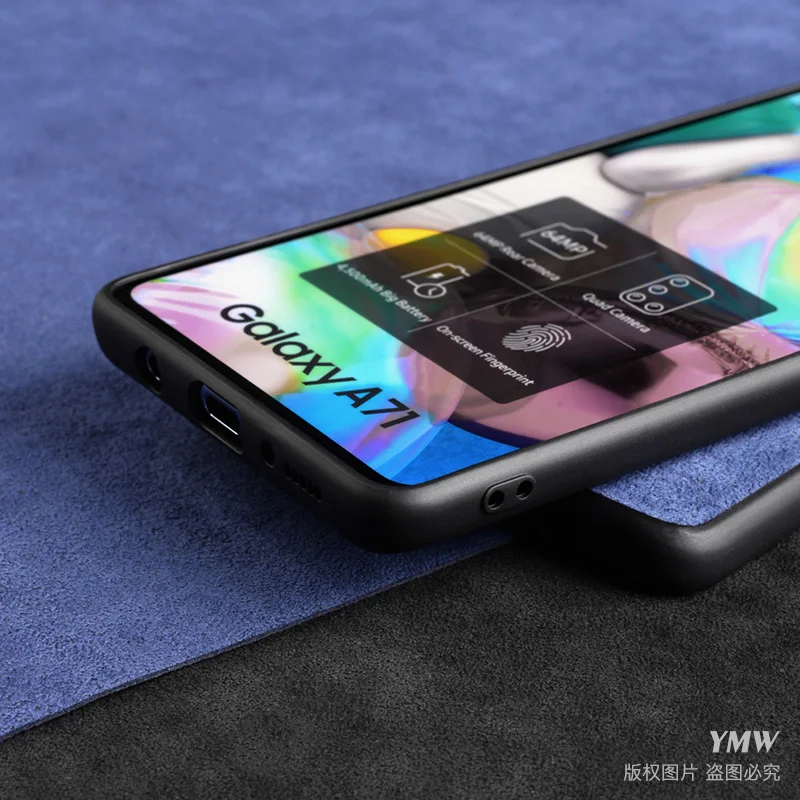 Чехол YMW из алькантары для Samsung Galaxy A72 A52 A42 A32 A71 A51 A12 5G 4G роскошные деловые чехлы