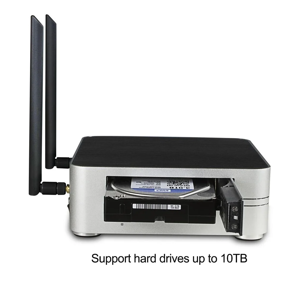 Zidoo Z10 4K HDD медиаплеер до 10 ТБ 2G DDR 16G eMMC Smart tv телеприставка 10 бит UHD автоматическое переключение кадров SDR в HDR