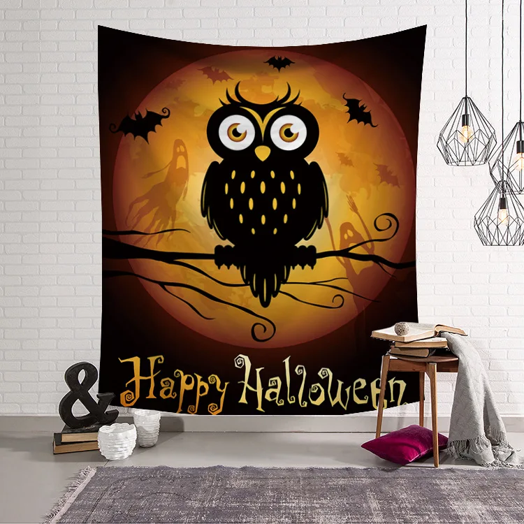 Сахарный Череп гобелен Хэллоуин трюк лечения ужас призрак настенный Декор для