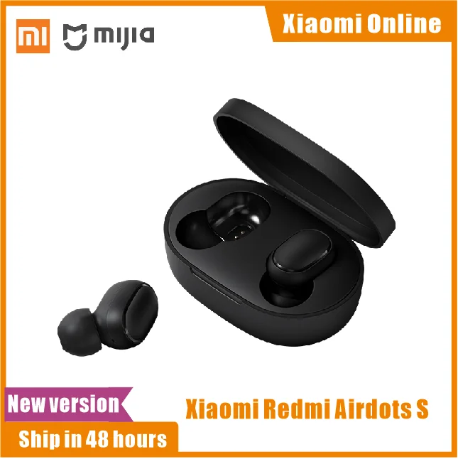 2020 в наличии Новый Xiaomi Redmi AirDots S левый и правый низкая режима задержки Mi 2 Наушники
