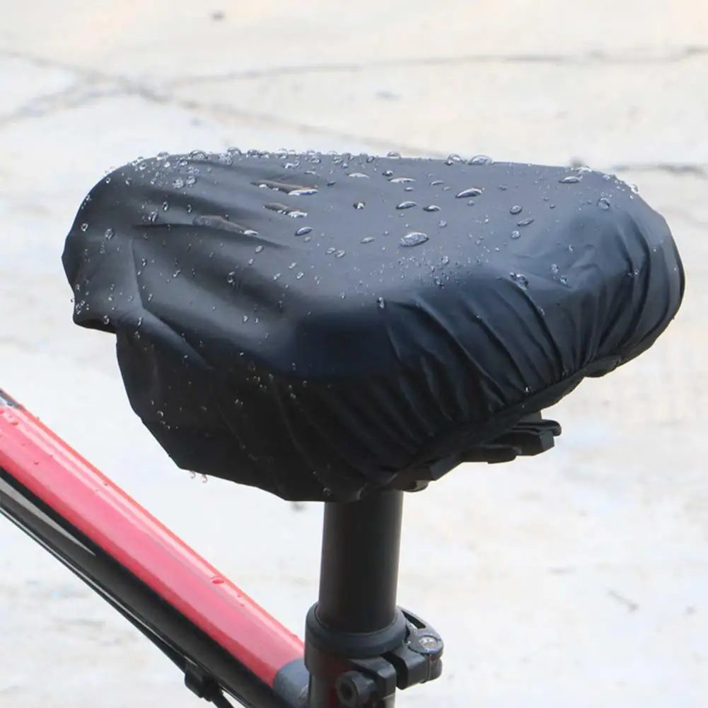 

Bicycle Seat Rain Cover Silicone Sponge Seat Cover Rain Saddle Cover UV Protector Durable Waterproof Bike Accessories Useful