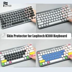 Протектор клавиатуры, Ультратонкий силиконовый чехол для клавиатуры ноутбука, защитный чехол для клавиатуры Logitech K380