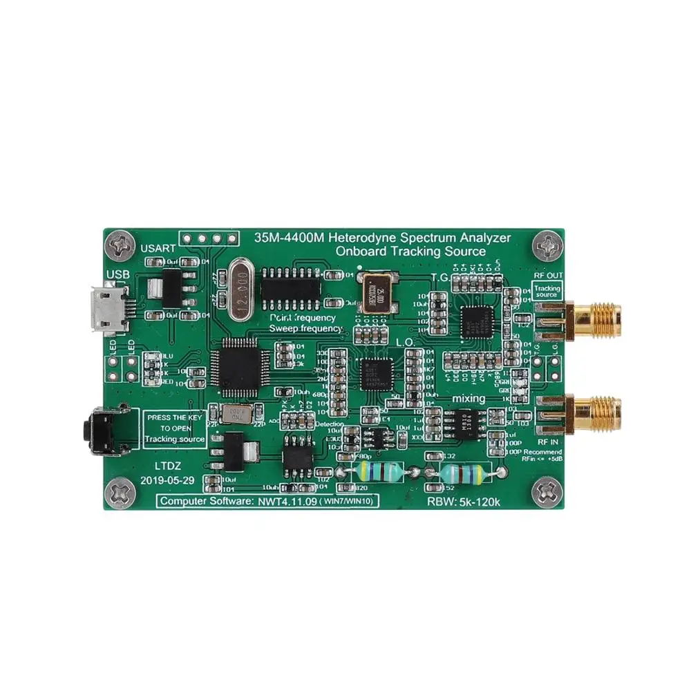 

Анализатор спектра USB LTDZ 35-4400 м источник сигнала спектра с модулем источника отслеживания радиочастотный домен инструмент для анализа