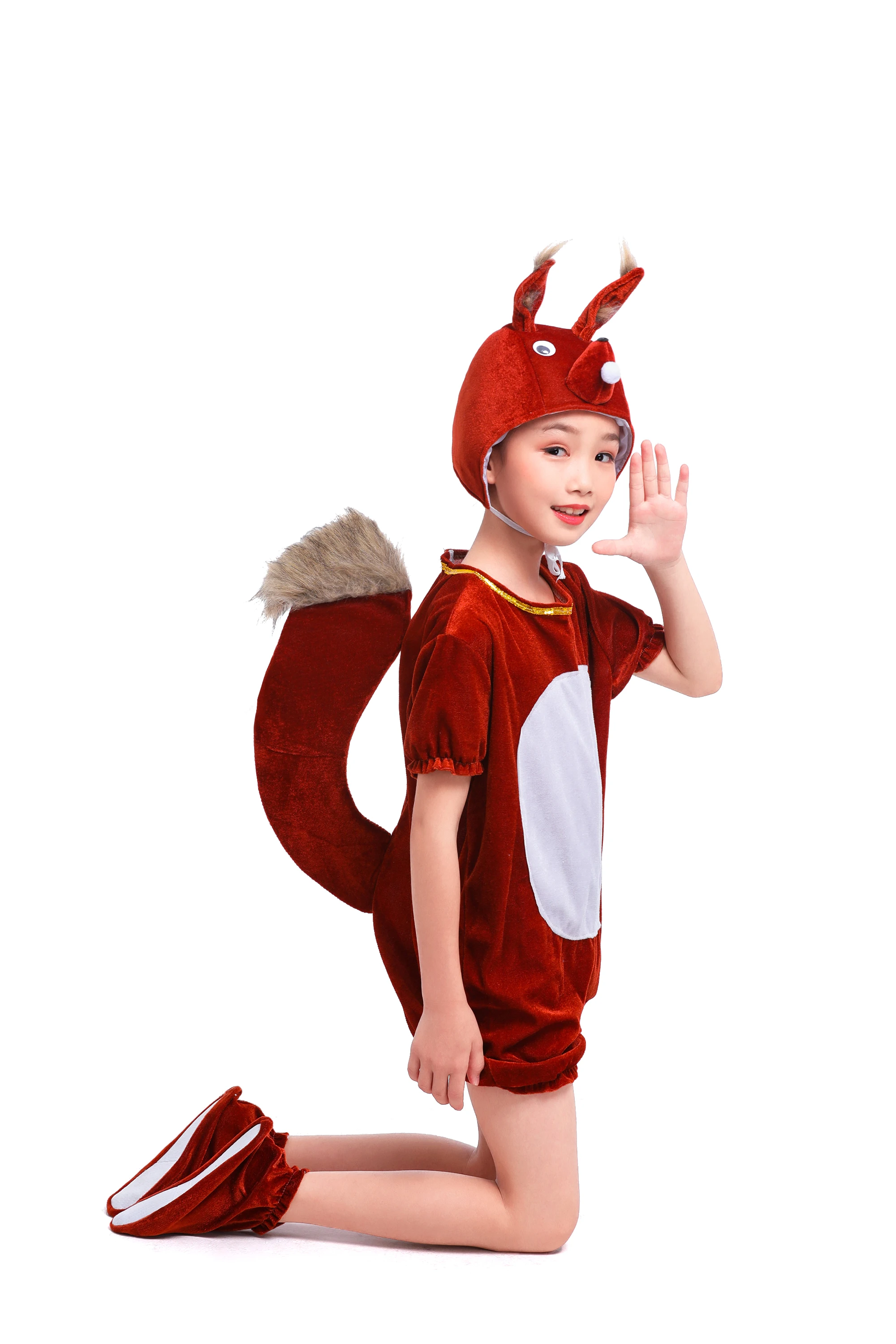 Костюм коричневый для девочек