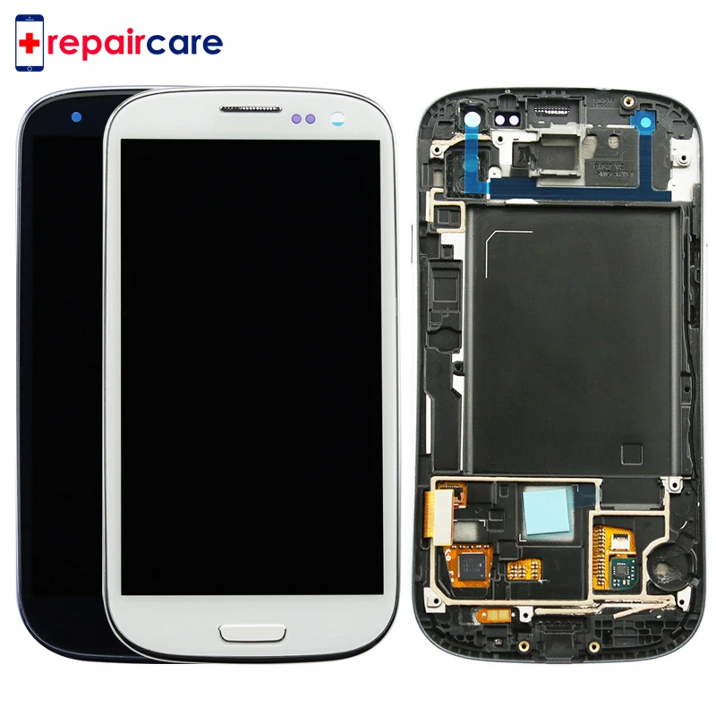 Бесплатная доставка 100% протестированный ЖК-дисплей Super AMOLED для Samsung S3 I9300 ЖК-экран