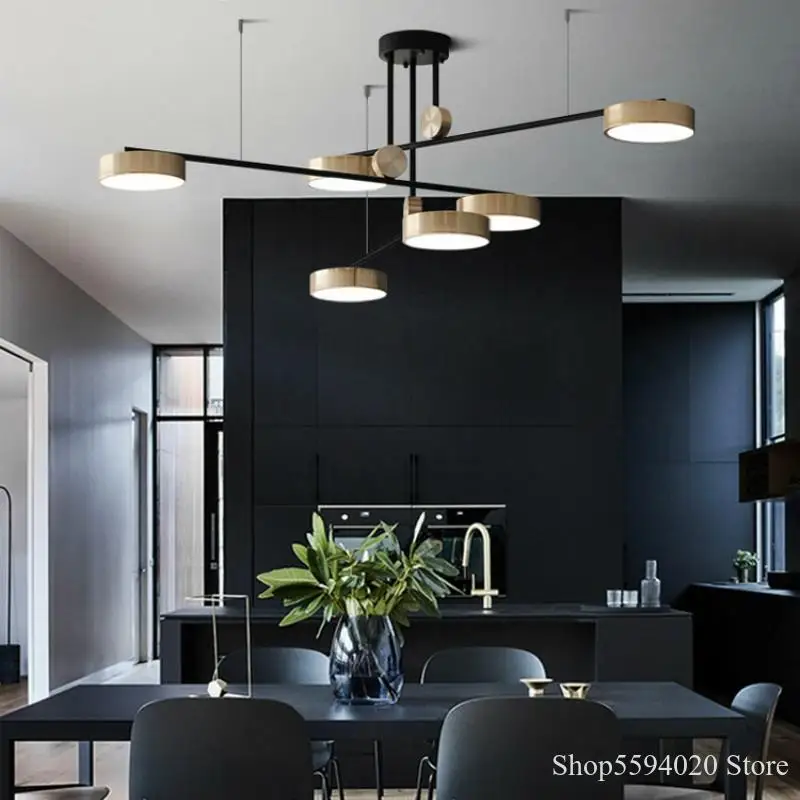 Постсовременная роскошная люстра скандинавские минималистичные светильники