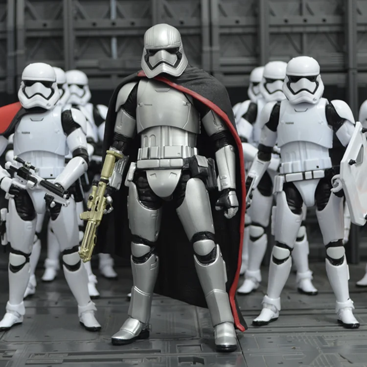 BANDAI Оригинальные Звездные войны Черный Самурай белый Солдат кукла Штурмовик