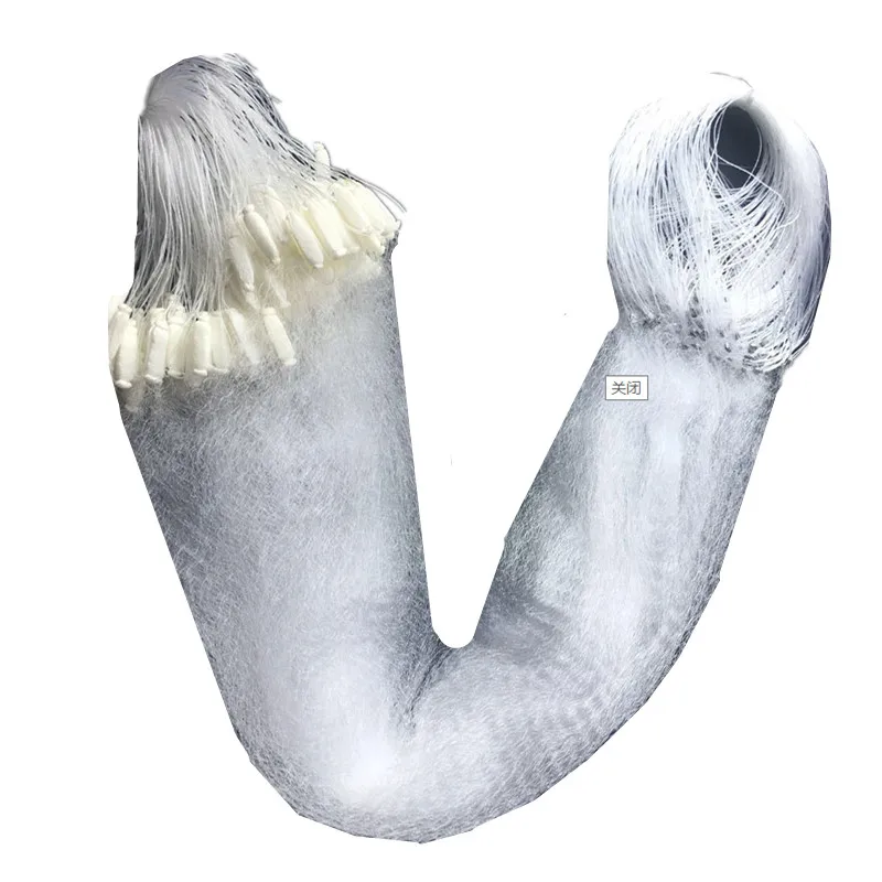 Рыболовная сеть из мягкой нейлоновой лески 1 слой глубина 70 см жаберная length15m-60m