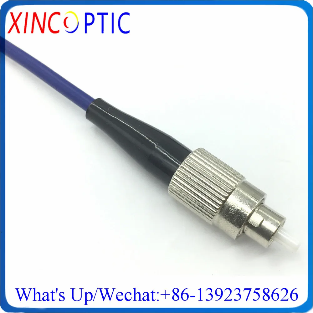 SUH100 SMA-FC 105/125 US-VIS 200-1100nm 0.22NA 1/2/3/5M Silica металлический стержень 100um