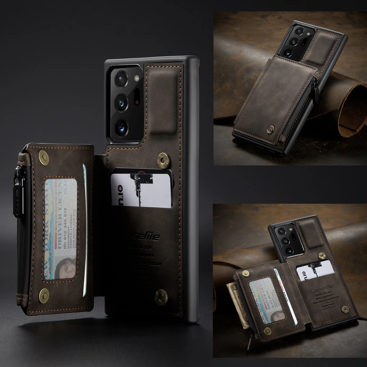 Винтажный кожаный флип-чехол для Samsung S20 S10 S9 S8 Plus Note 9 10 Note20 Ультра чехол Магнитный