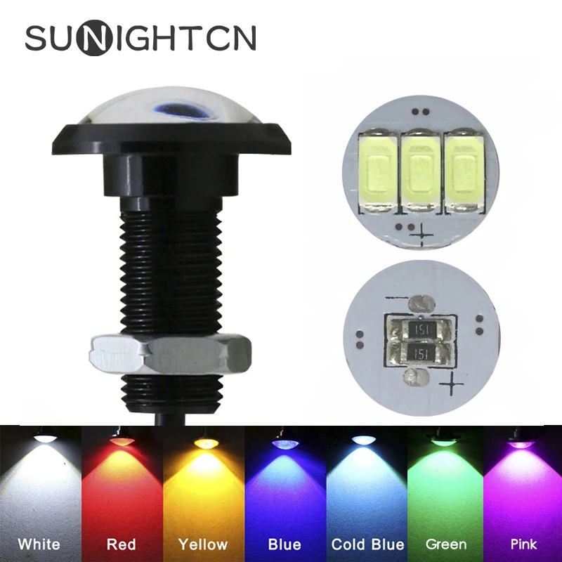 SUNIGHTCN 1 шт. светодиодный светильник Eagle Eye для автомобиля дневные ходовые огни s DRL