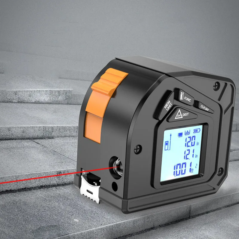 Лазерная рулетка King Metro измерительная лента Электронная выдвижная 50 м |