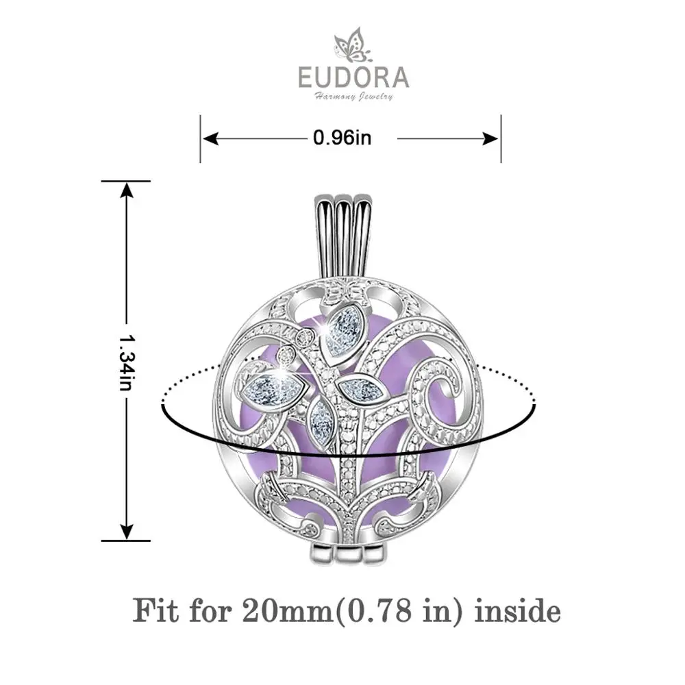 Шар для беременных Eudora 20 мм/шар колокольчиков/шар Бола детей ожерелье с подвеской