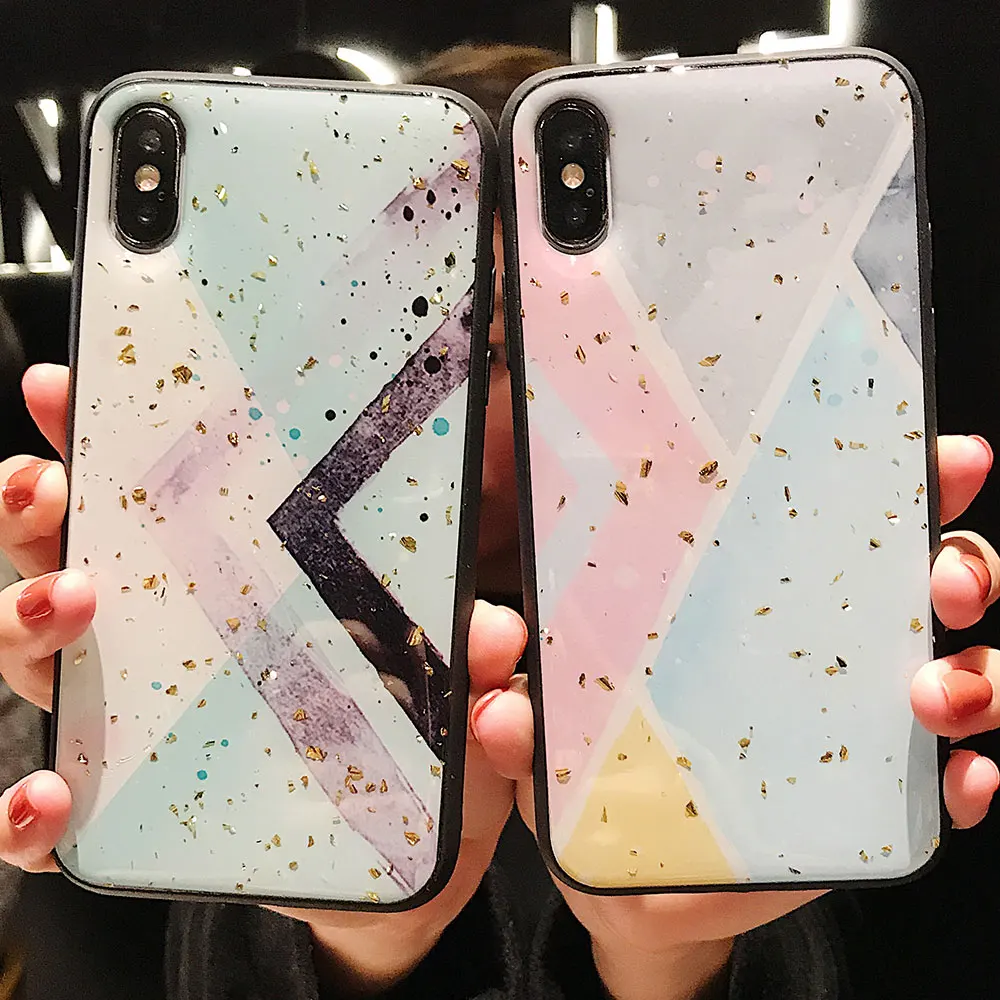 KISSCASE чехол с блестками для iPhone X XR XS Max 7 8 Plus 6 TPU полный защитный Funda 6S |