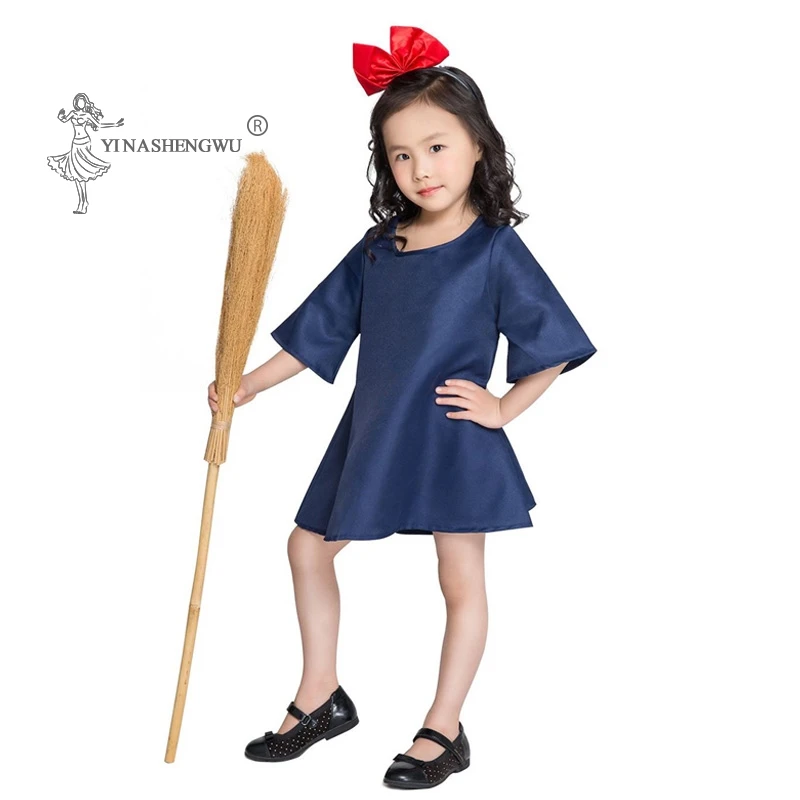 Служба доставки родителей детский косплейный костюм Kiki детское платье из