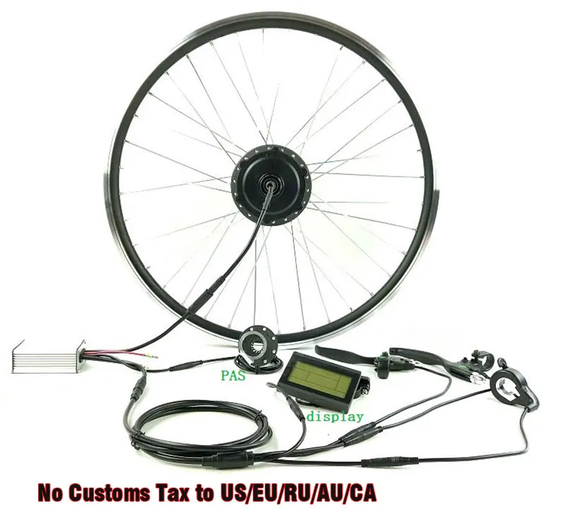 

SOMEDAY 36V 250W Electric Bicycle Conversion Kit Rear Rotate Hub Motor with KT LCD3 for 16-28inch 700C Wheel Waterproof Cable