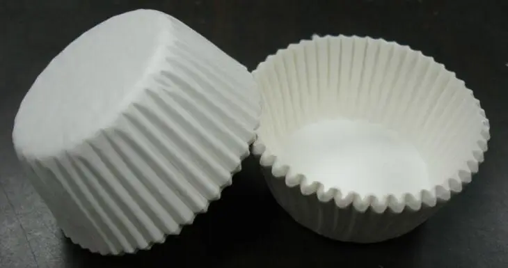 1000 шт. Одноцветный кофейно коричневый форма для порционного кекса выпечки Кубок