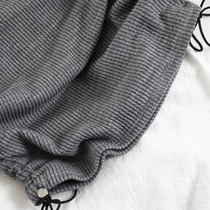 

milk fierce modern western style black dress qiu dong new draw string in the fold dress package buttocks dress