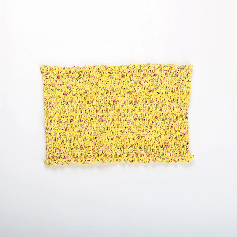 

2021 summer new European and American sexy no suspender bottoming polka dot wrapped chest vest women