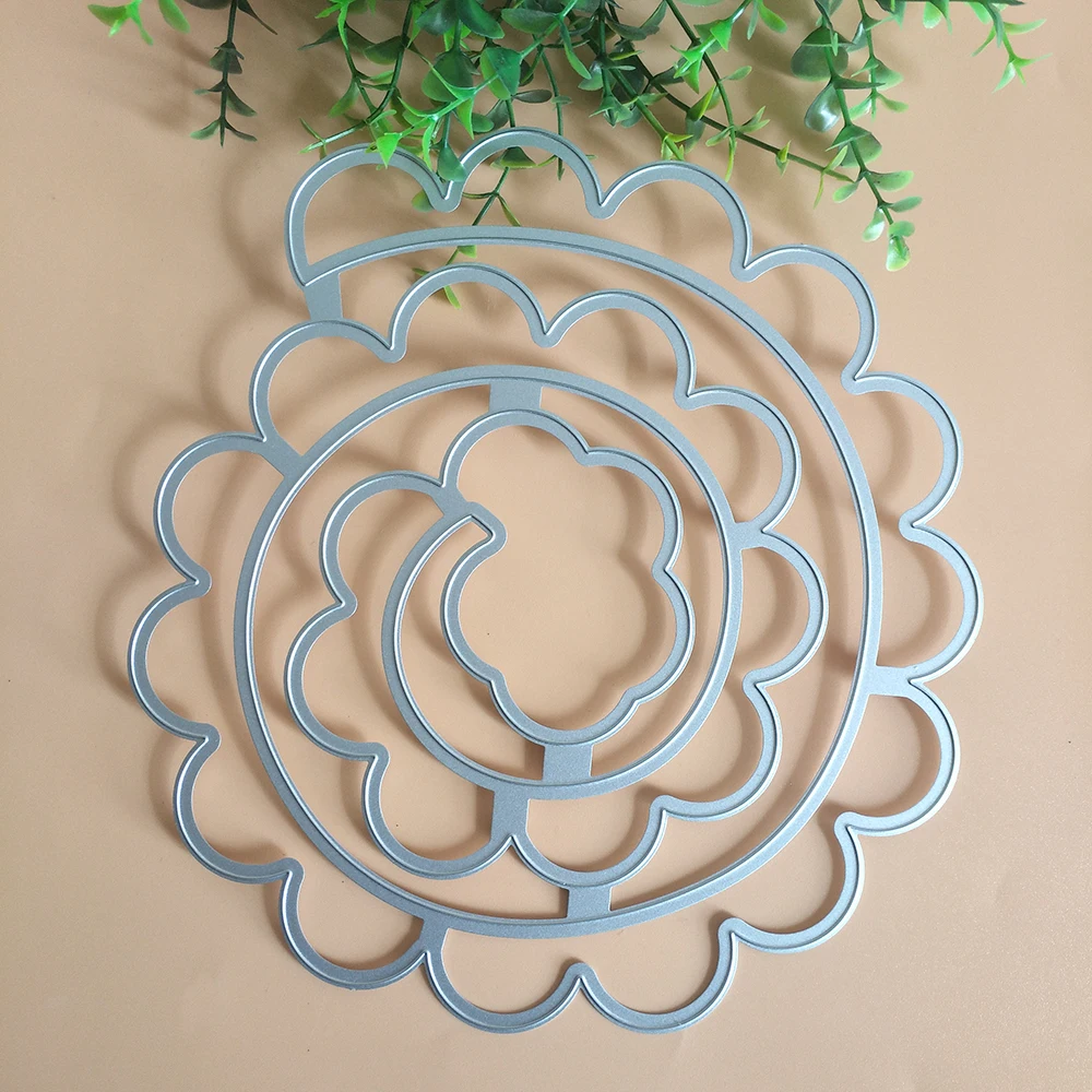 

New big flower metal cutting dies DIY scrapbook, embossed card making, photo album decoration, handmade crafts