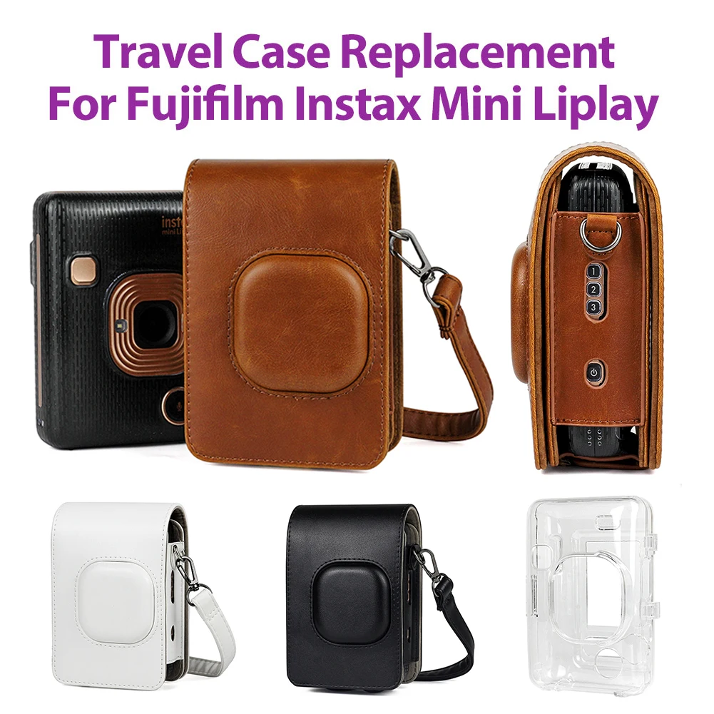 Чехол из искусственной кожи в стиле ретро для путешествий сменный чехол камеры