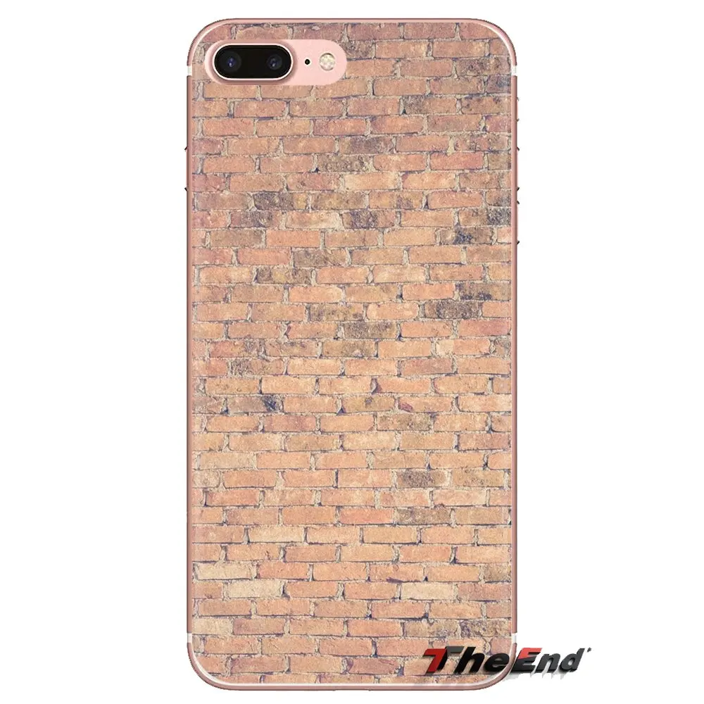 For Xiaomi Redmi 4A S2 Note 3 3S 4 4X 5 Plus 6 7 6A Pro Pocophone F1 Transparent Soft Cases Covers Textures Wallpaper Brick |